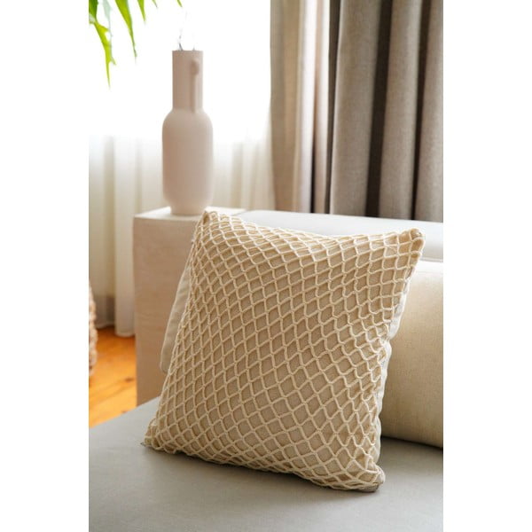 Federa decorativa in cotone 43x43 cm Net – Mioli Decor-image-1
