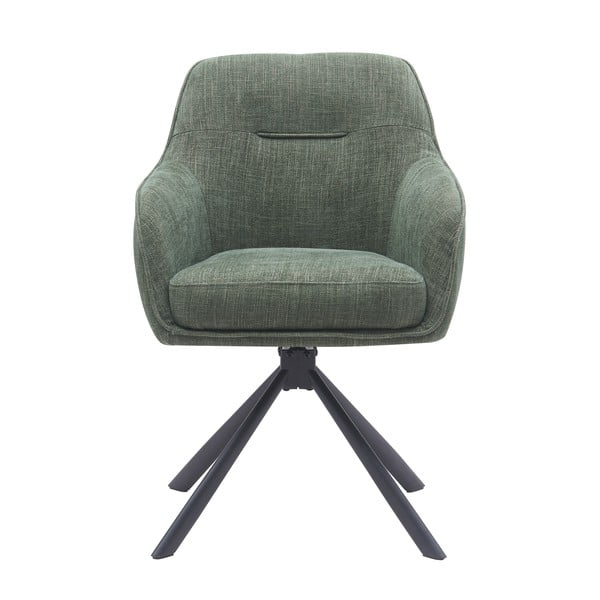 Set di sedie da pranzo verde in imbottito 2 pz Avola – Unique Furniture-image-1