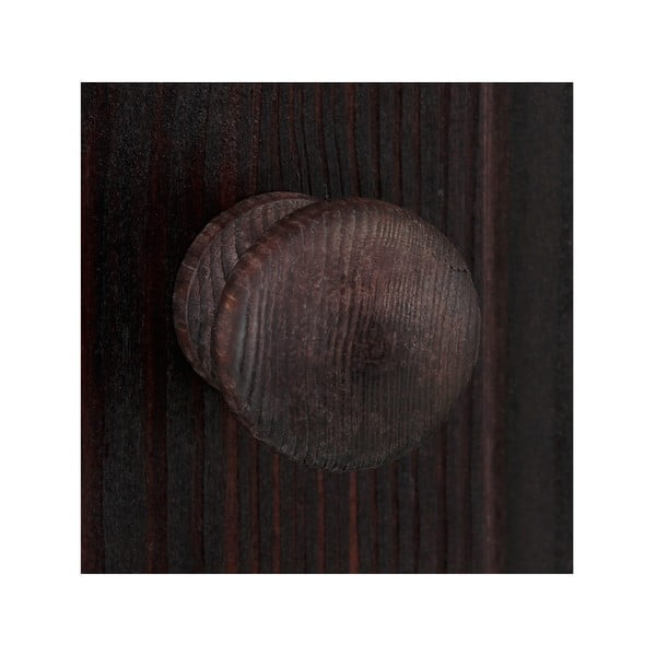 Mobile TV marrone in legno di pino 45x44 cm Cubrix - Støraa-image-4
