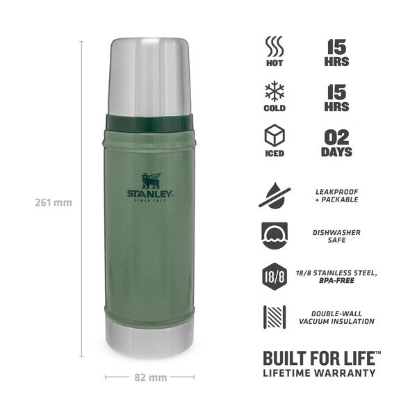 Thermos verde con tazza 470 ml - Stanley-image-4