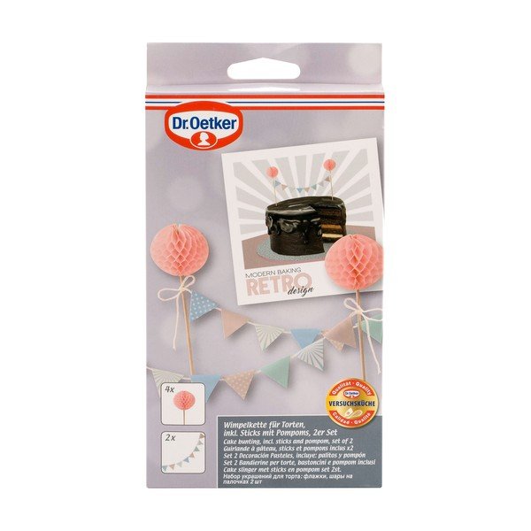Set di 2 decorazioni per torte Celebrate Retro - Dr. Oetker-image-2