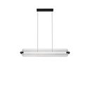 Lampadario LED nero opaco in vetro con intensità regolabile Emery – Nova Luce