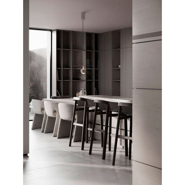 Lampadario LED beige in alluminio ø 30 cm Edem – Nova Luce-image-2