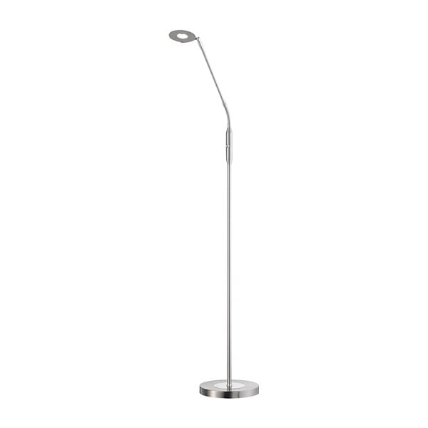 Lampada da terra con intensità regolabile argentata (altezza 150 cm) Dent – Fischer & Honsel