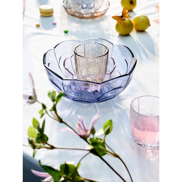 Ciotola in vetro azzurro ø 23 cm Lily - Holmegaard-image-2