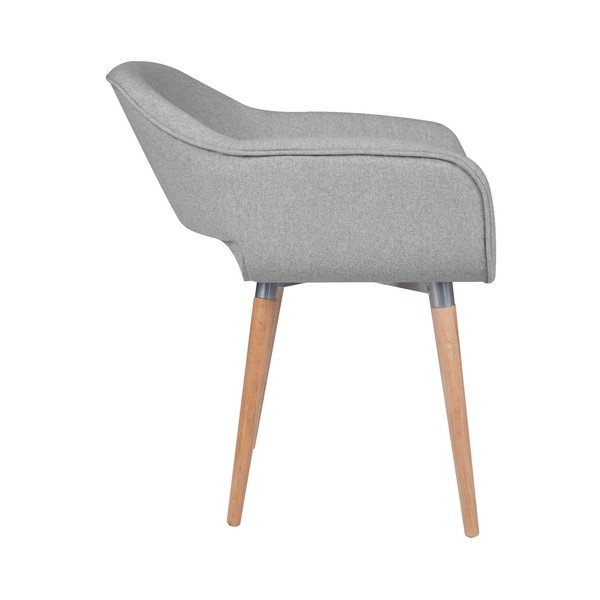 Světle šedá jídelní židle Cosmopolitan Design Napoli-image-2