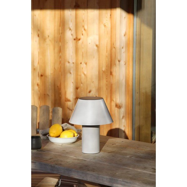 Illuminazione esterna LED con alimentazione a pannelli solari/con ricarica USB con intensità regolabile da tavolo  ø 25 cm Vivo – Markslöjd-image-1