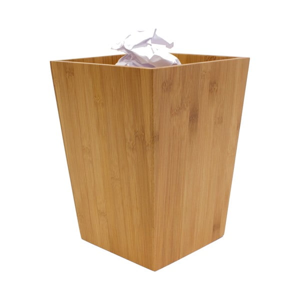 Cestino per la spazzatura di colore naturale in bambù 3 l – MSV-image-4