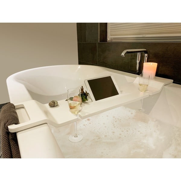 Mensola da bagno bianca, lunghezza 94 cm Matera - Wenko-image-4