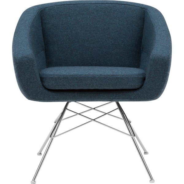 Poltrona blu scuro Aiko - Softline