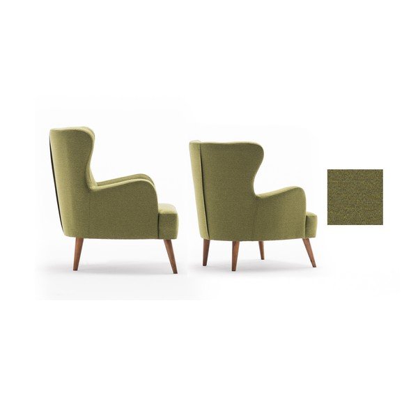 Poltrona verde oliva Jane Karina - Balcab Home-image-2