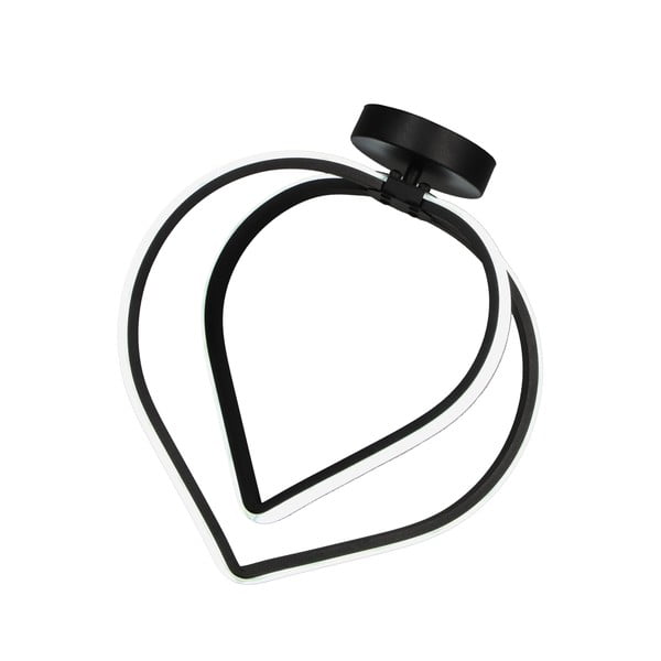 Plafoniera LED nera in metallo Pars – Squid Lighting-image-3