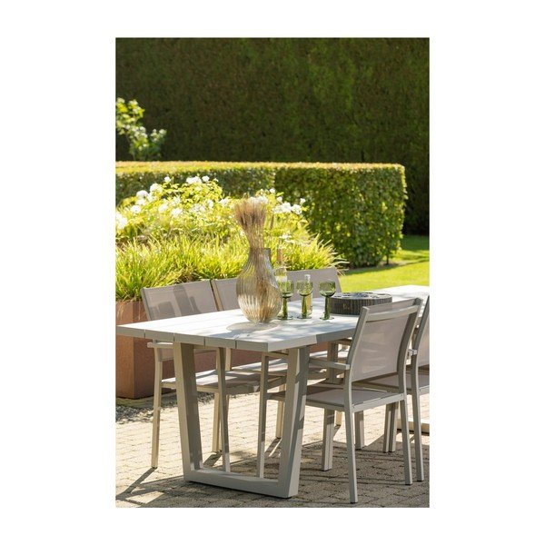 Tavolo da pranzo da giardino in metallo 87x240 cm Bear – WOOOD-image-3