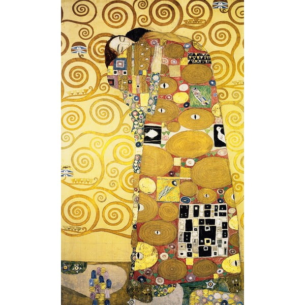 Dipinto - riproduzione 50x80 cm Fulfilment, Gustav Klimt - Fedkolor