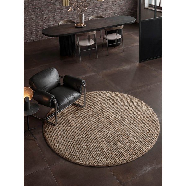 Tappeto rotondo di colore naturale ø 160 cm Wilma – Villeroy&Boch-image-1