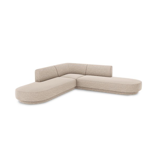 Divano angolare beige Miley - Micadoni Home