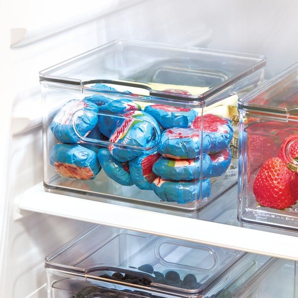 Scatola trasparente con coperchio iDesign The Home Edit, 15,2 x 15,2 cm - iDesign/The Home Edit-image-1