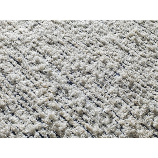 Tappeto color crema in cotone tessuto a mano 60x110 cm Reimagine – Universal-image-3