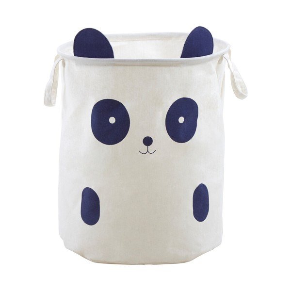 Cesta per giochi da bambino bianca in tessuto ø 38x48 cm Mimo Panda Face – Premier Housewares