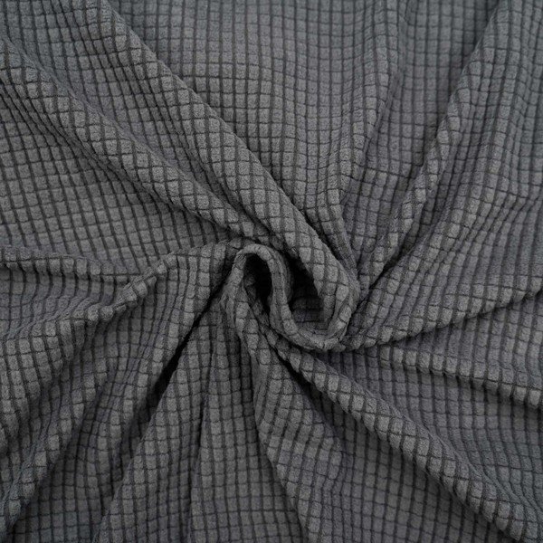 Copridivano color antracite con rivestimento elastico per divano a 3 posti Sacha – douceur d'intérieur-image-1