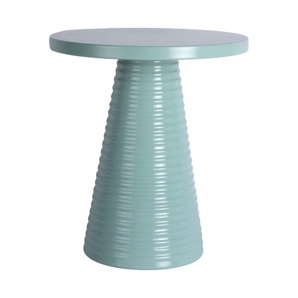 Tavolino rotondo in metallo ø 40 cm Catania Ribbed – Leitmotiv