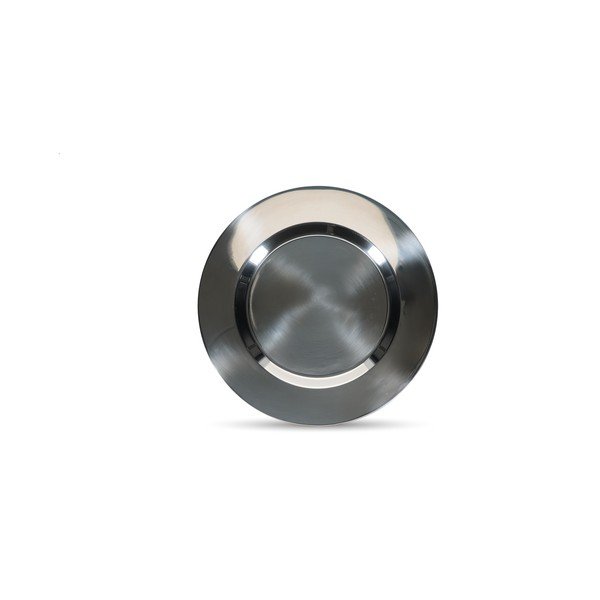 Piatto da portata argentato in acciaio inox ø 30 cm Oryn – S|P Collection-image-1