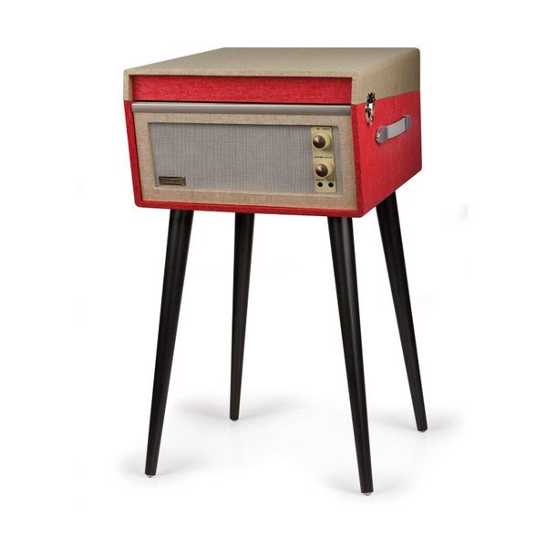 Grammofono rosso su zampe di Bermuda - Crosley-image-4