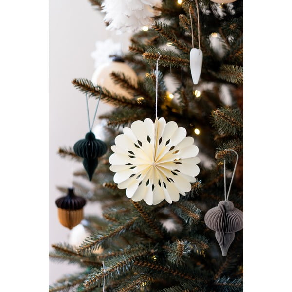 Ornamenti natalizi in carta in set da 4 Milay - Bloomingville-image-3