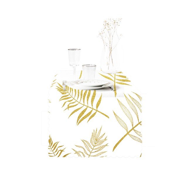 Runner 45x140 cm Leaves – Minimalist Cushion Covers-image-3