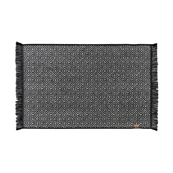 Tappetino per il bagno nero in tessuto 50x80 cm Morocco – Mette Ditmer Denmark