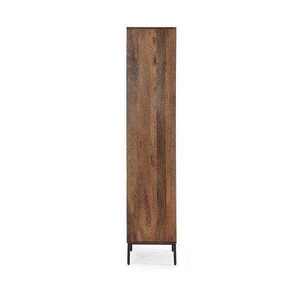 Armadietto di colore naturale in mango massiccio 55x190x40 cm Tadita – Bizzotto-image-2