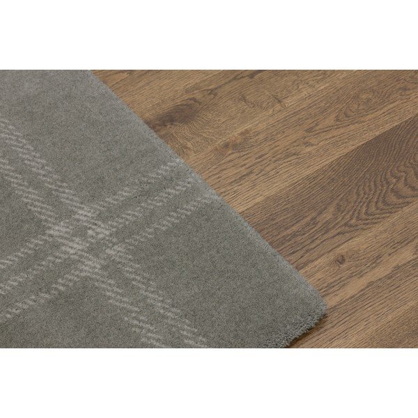 Tappeto in lana grigio chiaro 300x400 cm Calisia M Grid Prime - Agnella-image-4