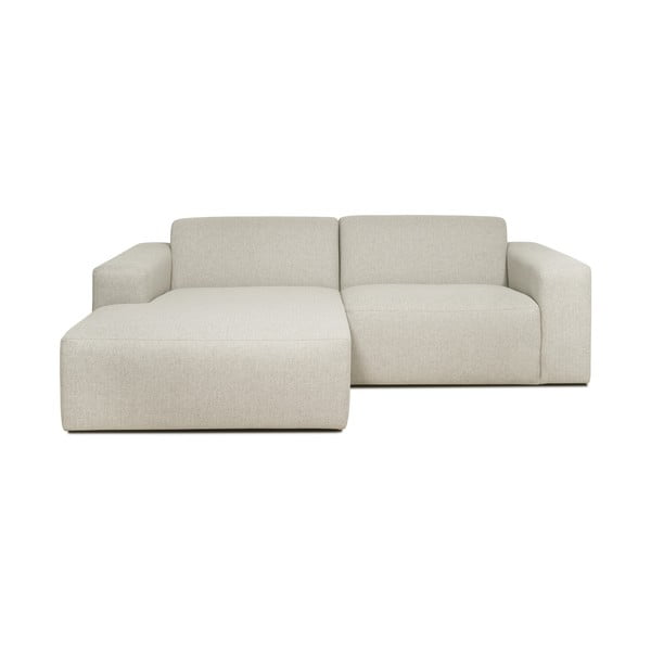 Divano con penisolare beige (angolo sinistro) Roxy - Scandic