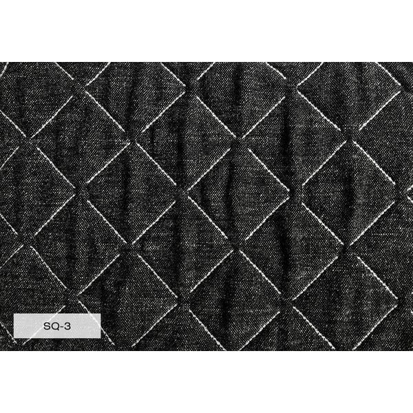 Letto matrimoniale imbottito nero con spazio contenitivo e rete 160x200 cm Sleepy Luna - Miuform-image-4