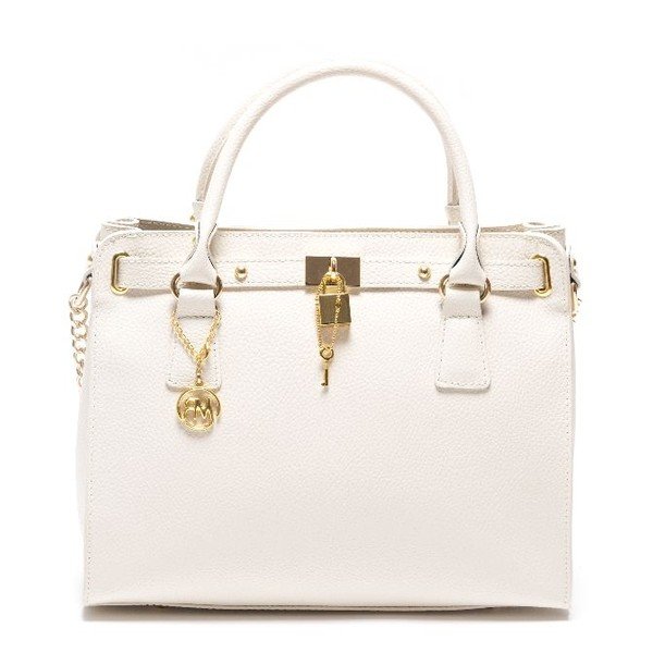 Kožená kabelka Roberta M 199 Beige