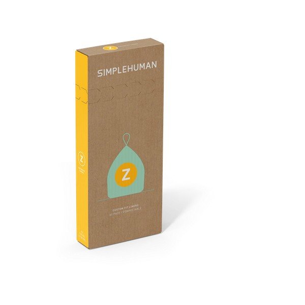 Sacchetti della spazzatura compostabili 60 pz 4 l Z – simplehuman