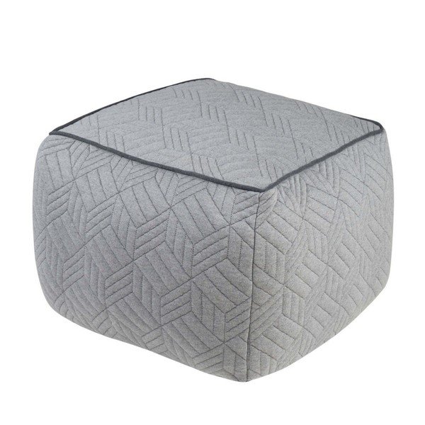 Pouf grigio Hexad - sømcasa
