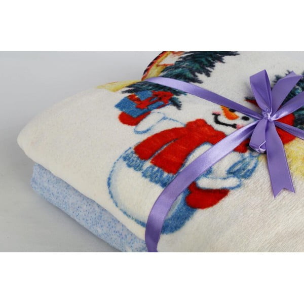 Coperta in misto cotone a tema natalizio 150x200 cm – Mila Home-image-4