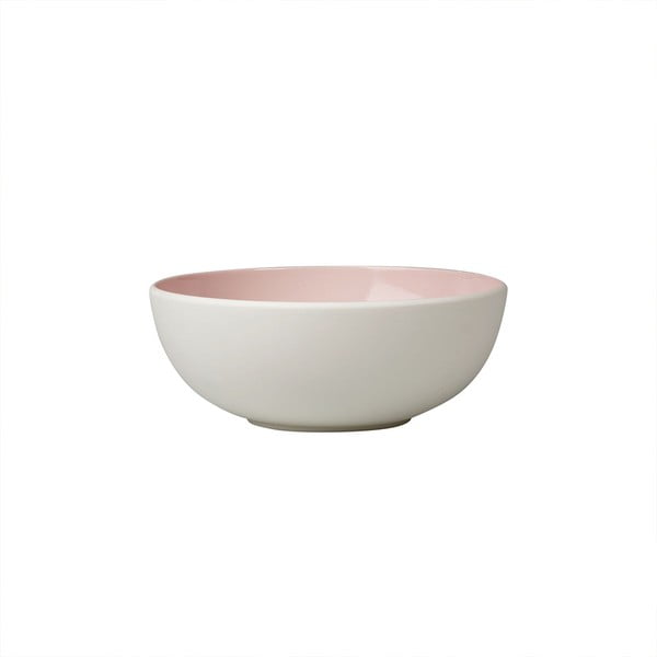 Ciotola in porcellana bianca e rosa Villeroy & Boch Uni, 850 ml - Villeroy&Boch