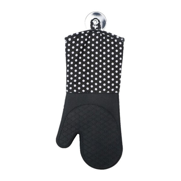 Set di 2 guanti da forno in silicone nero Forno - Wenko-image-3