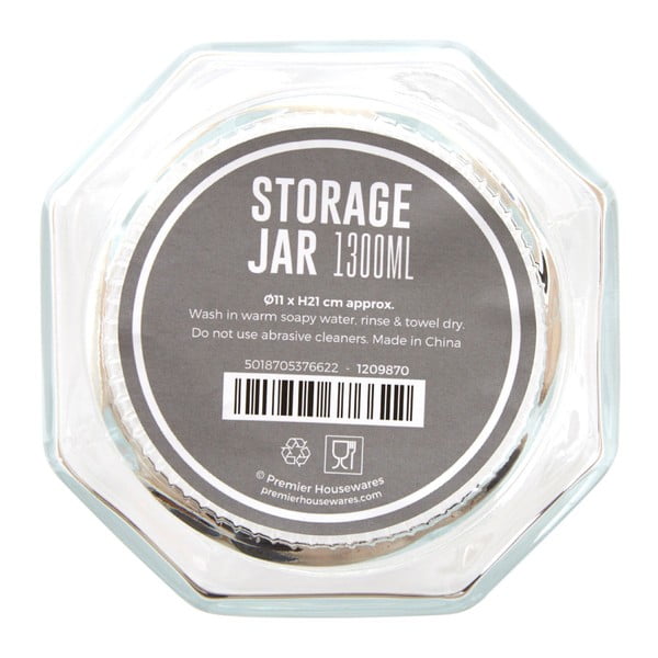 Vaso , 1,3 l Hexagonal - Premier Housewares-image-2