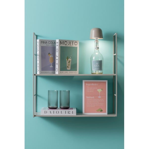 Scatola decorativa bianca/verde in carta 18x4x25 cm Mojito – PT LIVING-image-1