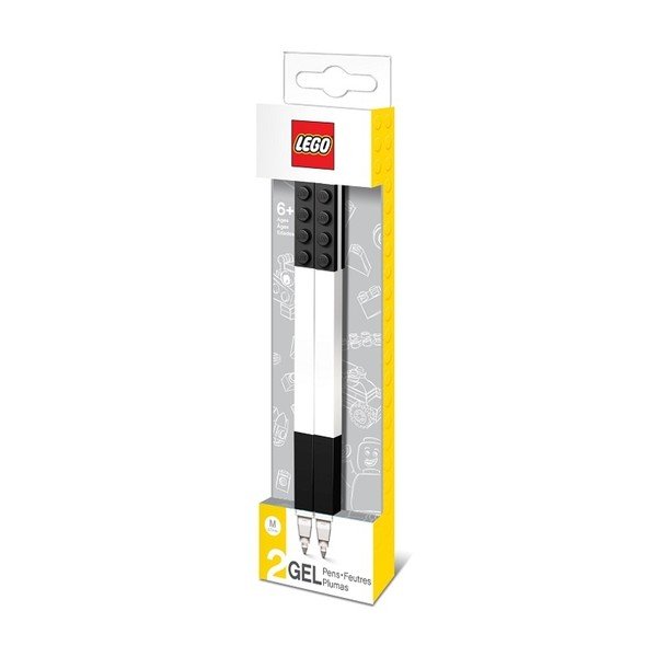 Set di 2 penne gel nere - LEGO®-image-1