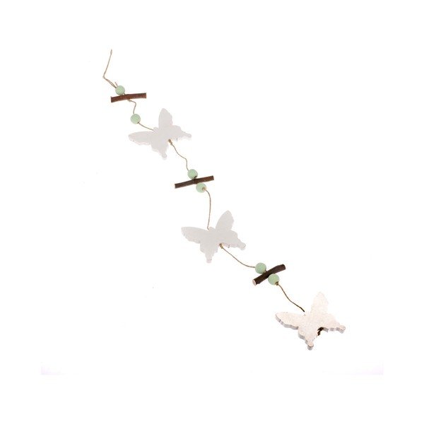 Závěsná dřevěná dekorace Dakls Romantico Butterflies II