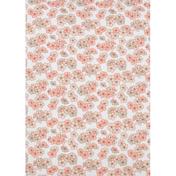 Biancheria da letto singola in cotone sateen bianco e rosa 140x200 cm Pleasantly - JUNA-image-3