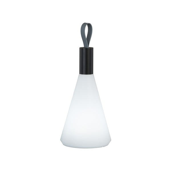 Lampada da tavolo LED bianco-nera (altezza 31,5 cm) Prian - Fischer & Honsel
