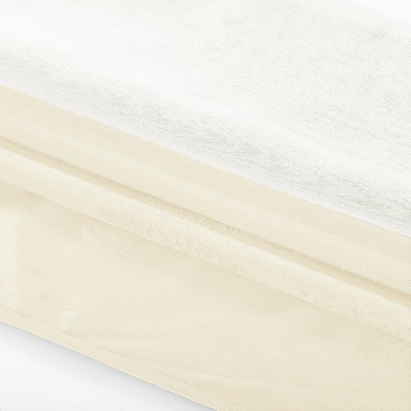 Tenda bianca/beige 140x270 cm Irvette Eyelets - AmeliaHome-image-1