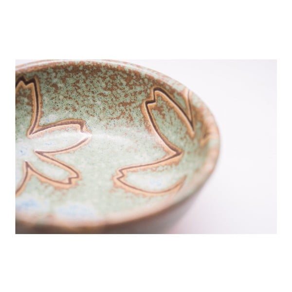 Set da 6 pezzi di piatti da sushi in ceramica verde - MIJ-image-1