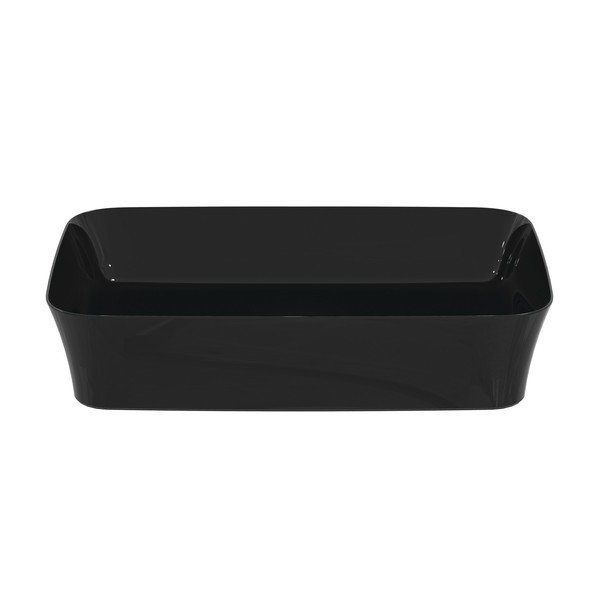 Lavabo in ceramica nera lucida 55x38 cm Ipalyss - Ideal Standard-image-3