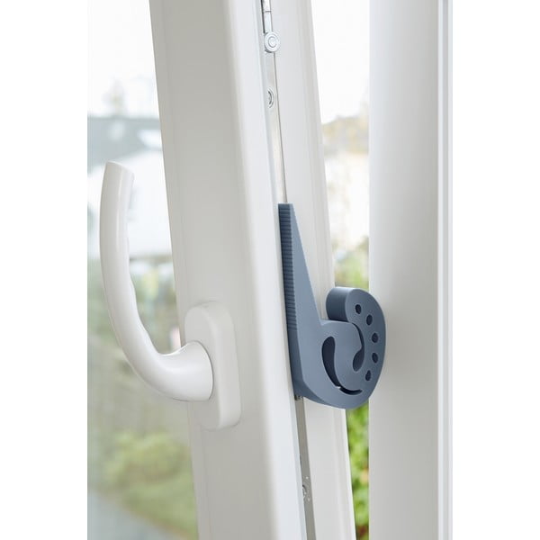 Fermaporta e fermavetri grigio e blu Multi-STOP® - Wenko-image-1